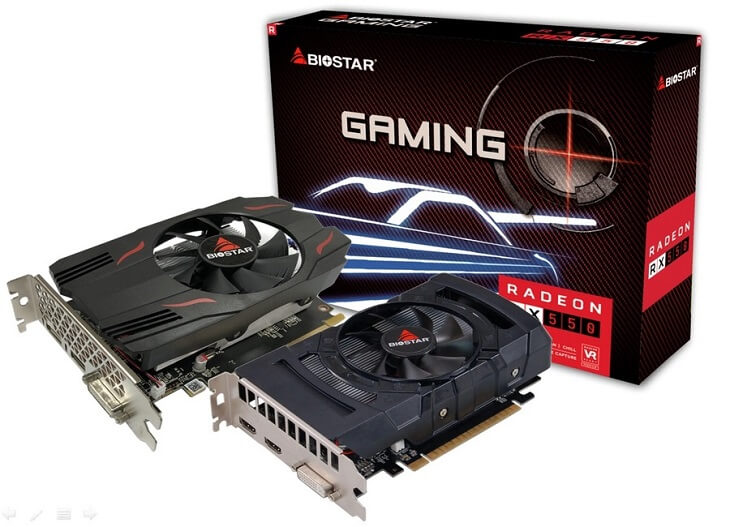 Card Đồ Họa Biostar Radeon RX550 4GB